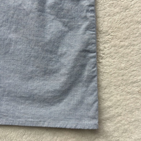 karl lagerfeld paris chambray + lace top - Picture 7 of 9